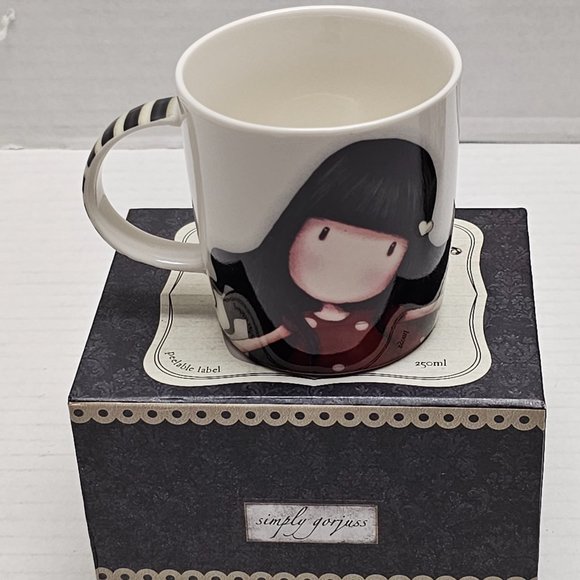 New in Box My Gorjuss Mug SANTORO Cup New Heights Famous Girl London England - Picture 2 of 8